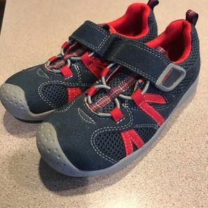 Boys Pediped Flex Gehrig Sneakers Blue/Red